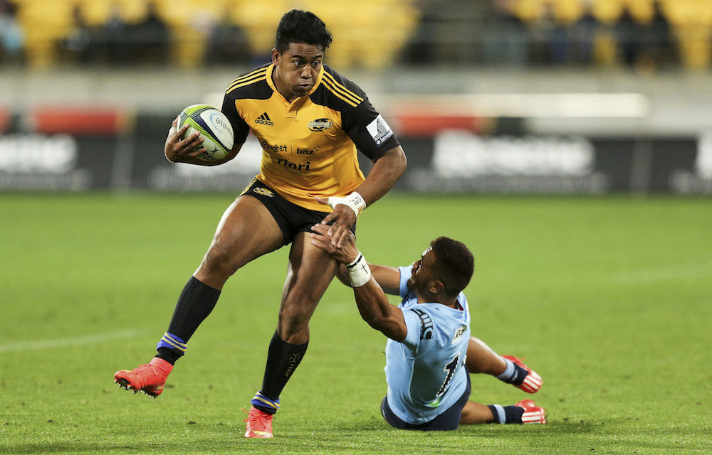 Ball-in-hand: Hurricanes wing Julian Savea has impressed with his surging runs.