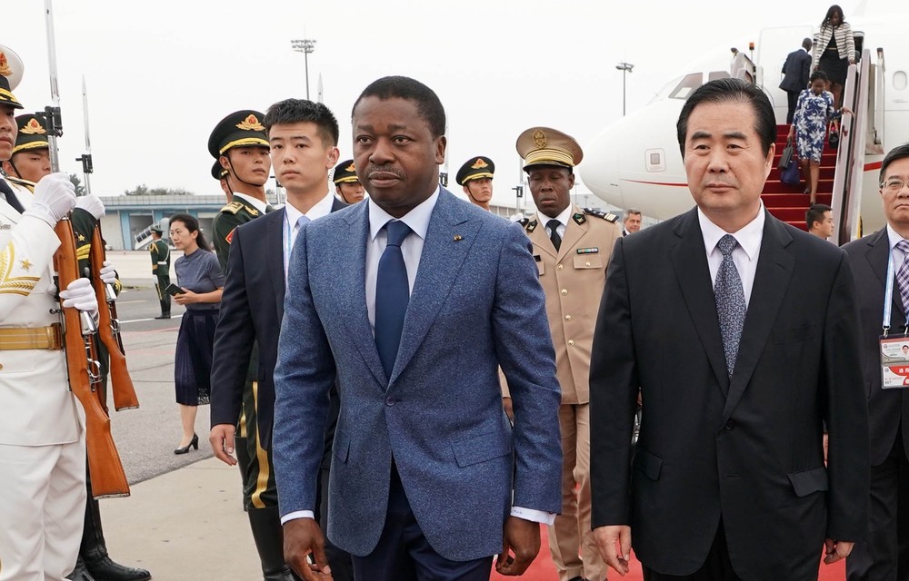 Under fire: Togolese President Faure Gnassingbé