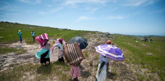 Xolobeni community members in Eastern Cape.