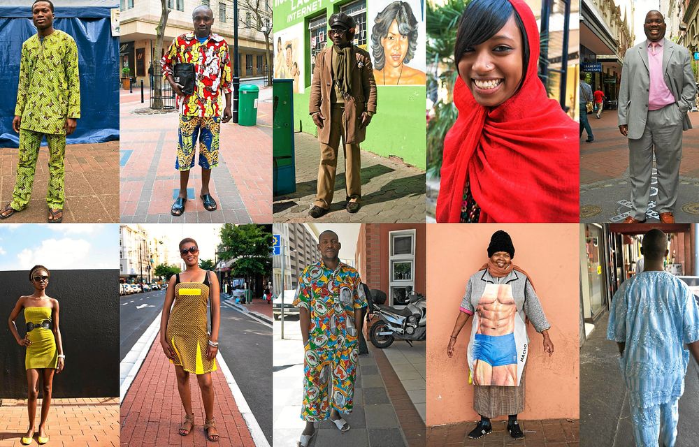 High and low fashion sensibilities collide on South Africa’s streets.