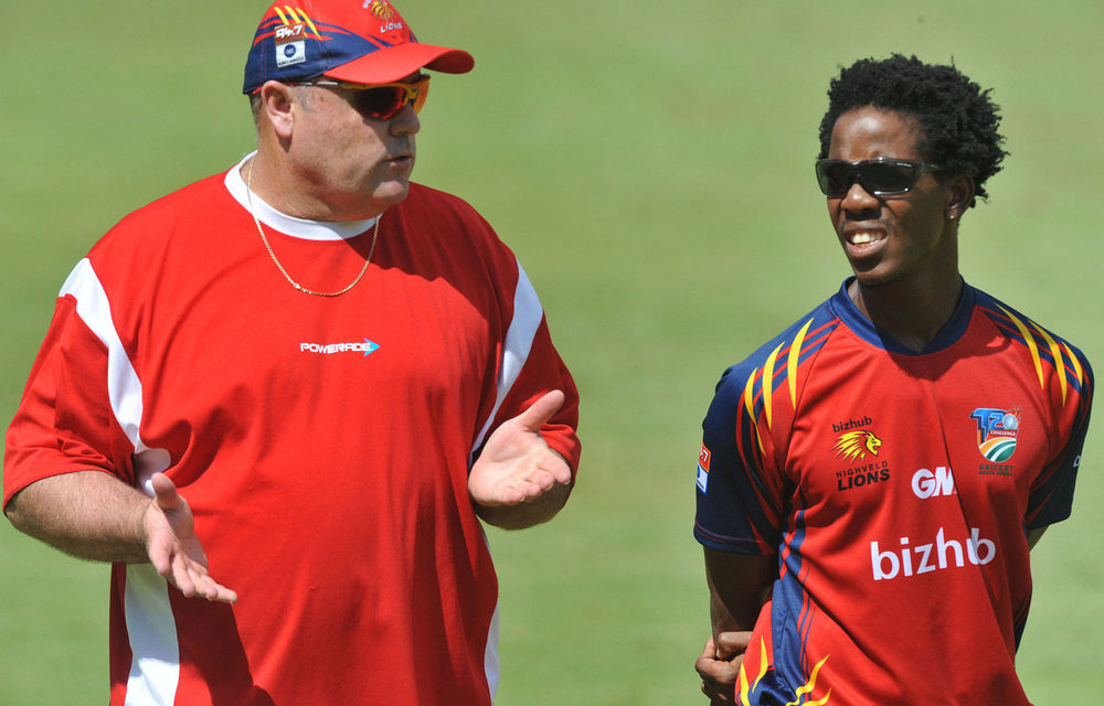 Highveld Lions head coach Dave Nosworthy.