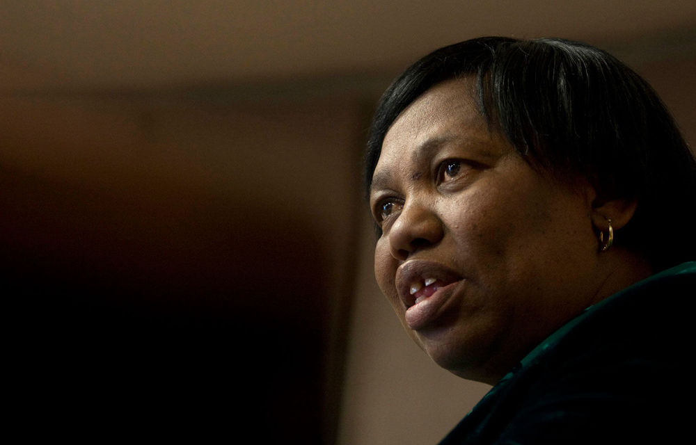 Angie Motshekga was ‘right to say there was little she could do to avert the textbook crisis’.