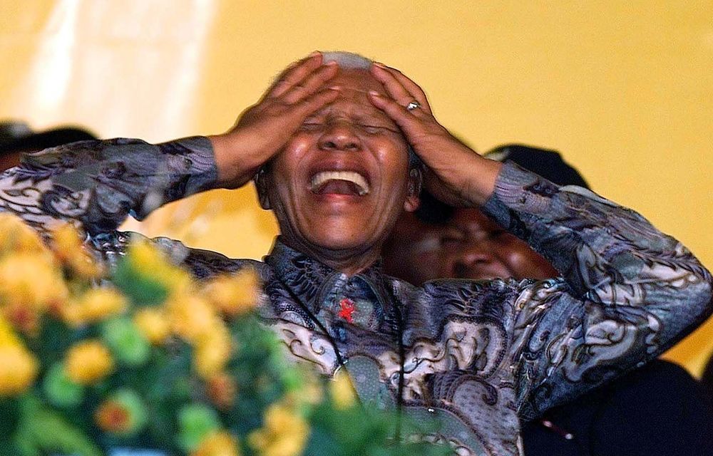 Former president Nelson Mandela.