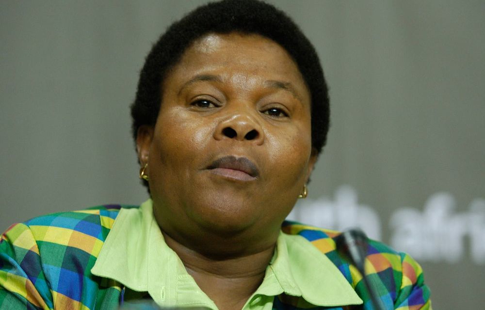 Mining Minister Susan Shabangu.