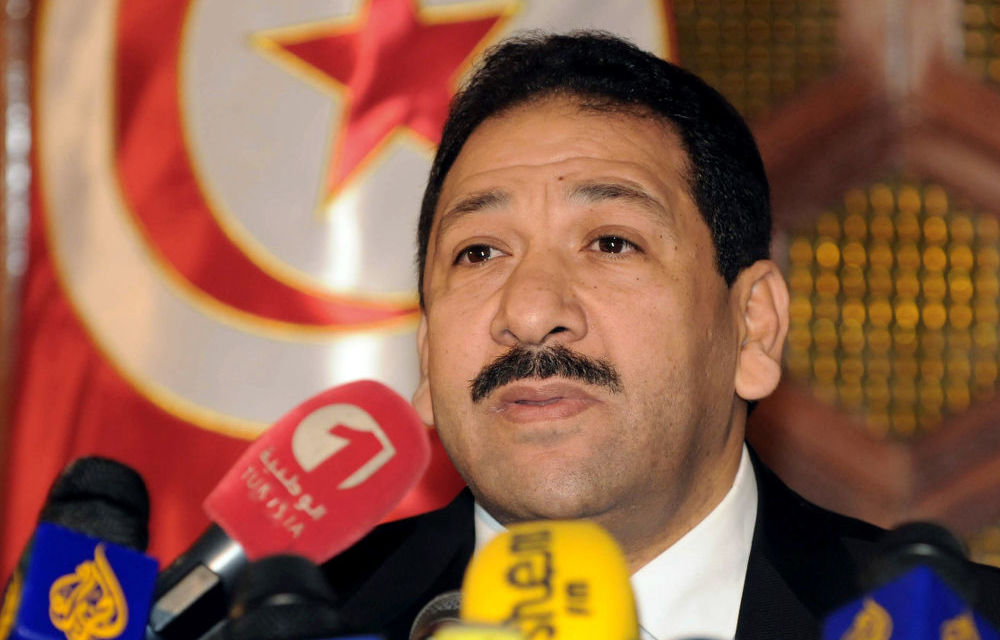 Tunisia's Interior Minister Lotfi Ben Jeddou.