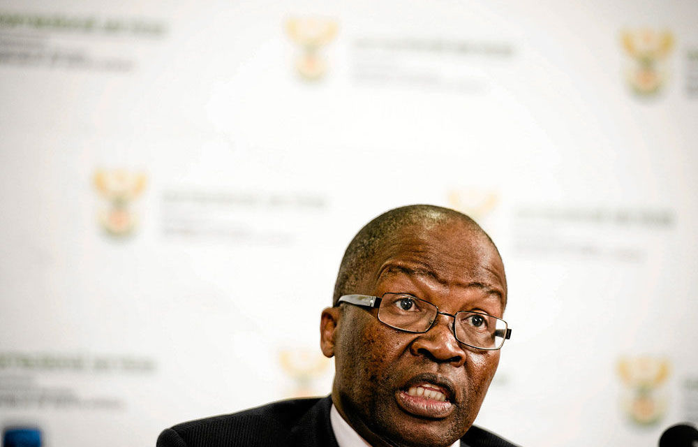 Correctional Services Minister Sibusiso Ndebele.