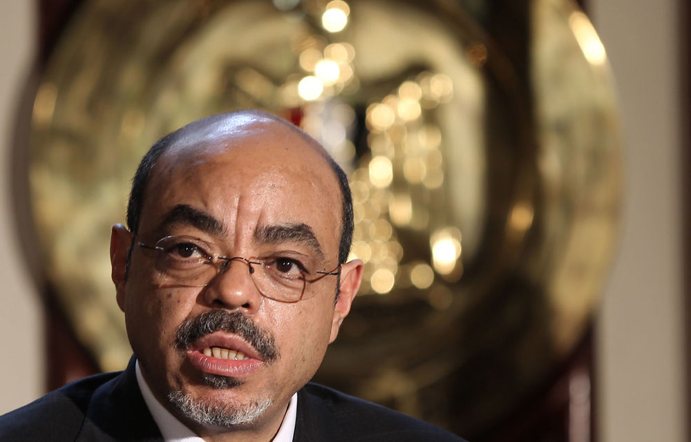 Ethiopian Prime Minister Meles Zenawi.