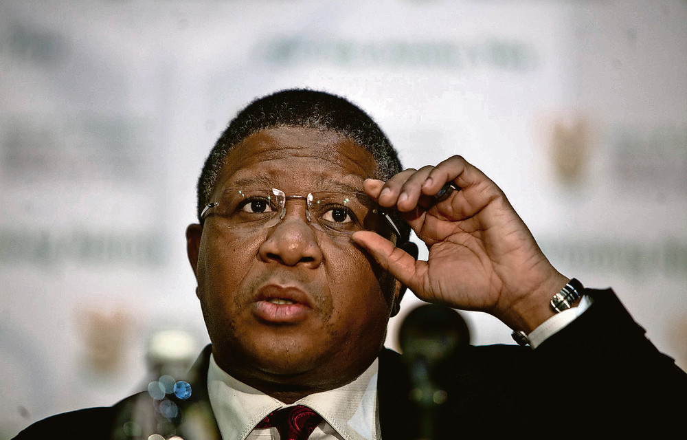 Sports Minister Fikile Mbalula.