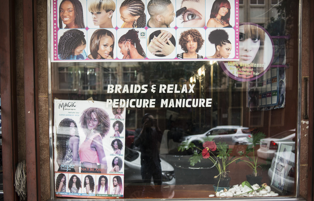 On display: Most hair salons