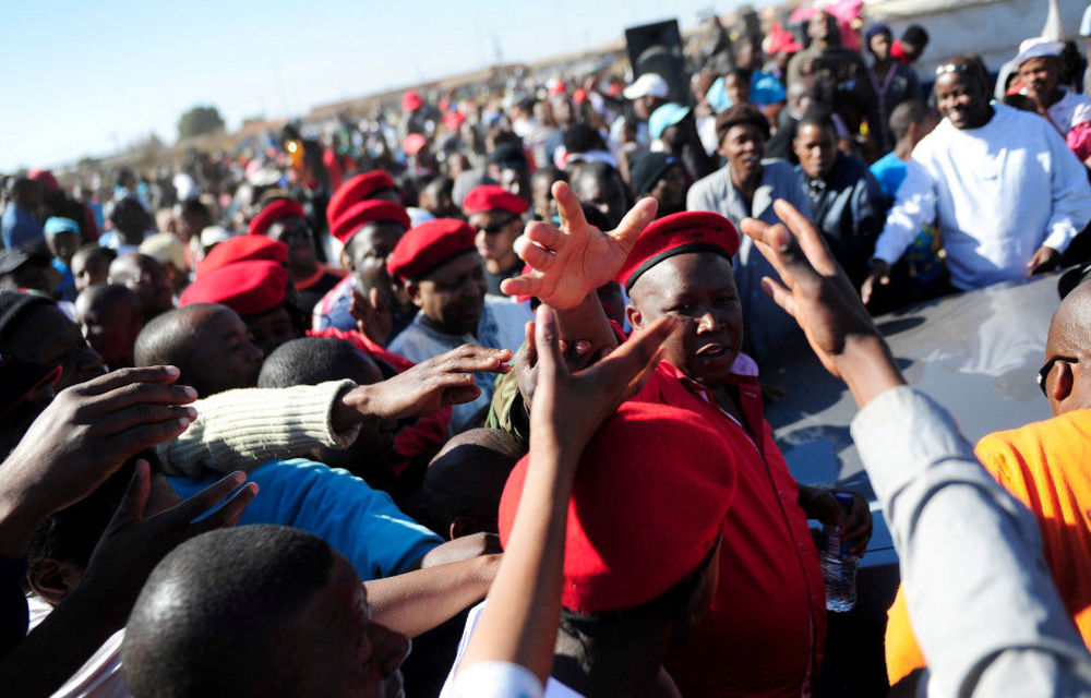 The Economic Freedom Fighters have submitted documents to register as a political party.