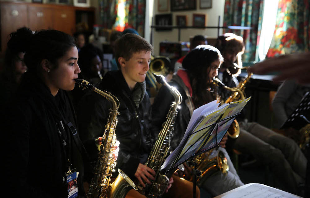 Young musicians from all over the country attended the jazz festival in Grahamstown.