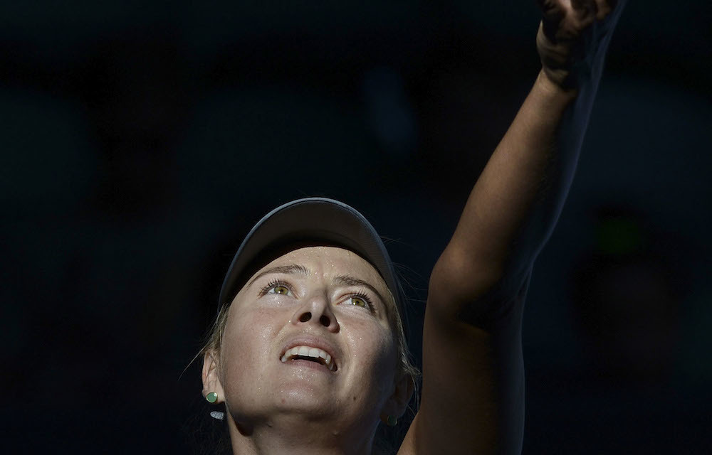 Sharapova crashes at US Open to birthday girl Suarez Navarro