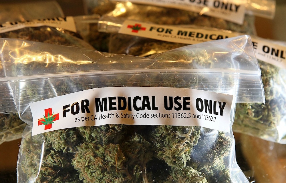 Just what the doctor ordered: The one-ounce bags available at the Berkeley Patients Group in California.