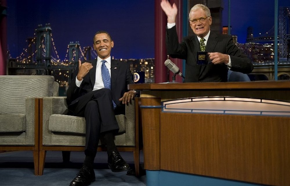 Wednesday's "Late Show with David Letterman" finale opened with a bang