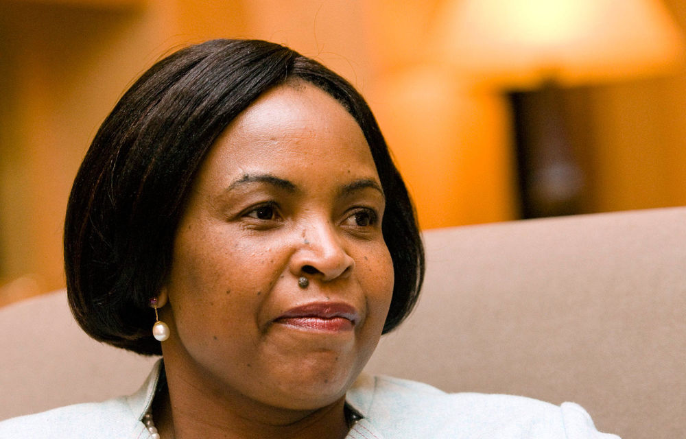 Minister of International Relations and Co-operation Maite Nkoana-Mashabane