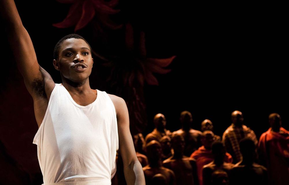 A scene from Cape Town Opera's "Mandela Trilogy".