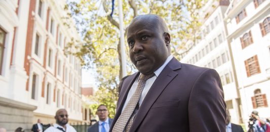 Former state security minister Bongani Bongo.