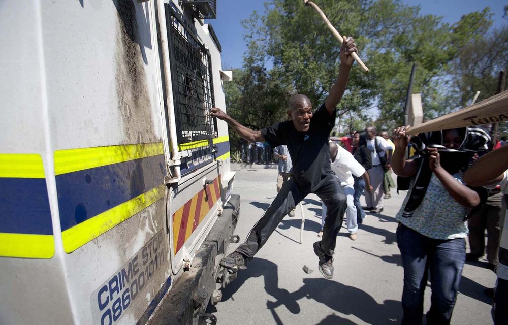 Samancor workers in Mooinooi near Marikana