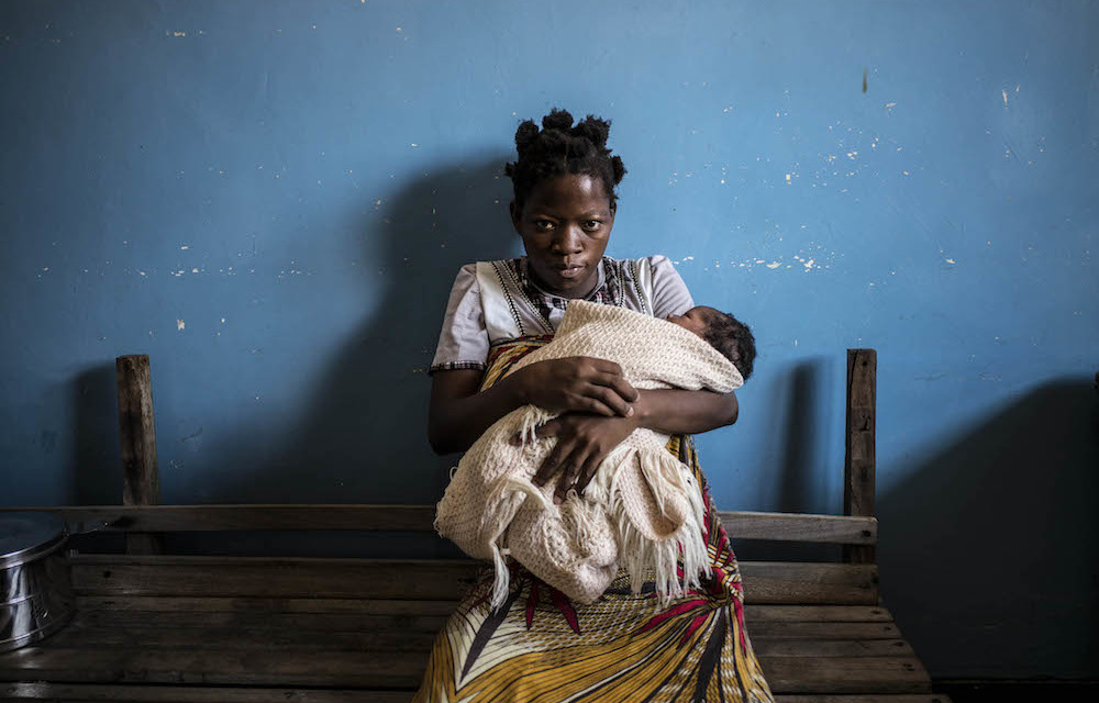 Expectant women in Malawi are instructed to bring plastic sheeting to cover the bed while they are giving birth