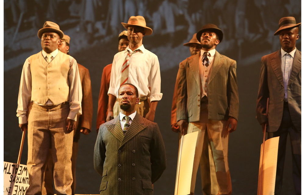 Sello Maake-ka Ncube during 'Madiba: The African Opera' at the State Theatre on May 22 2014.