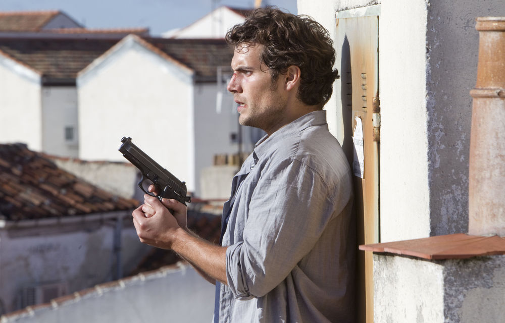 On the run: Henry Cavill in The Cold Light of Day.