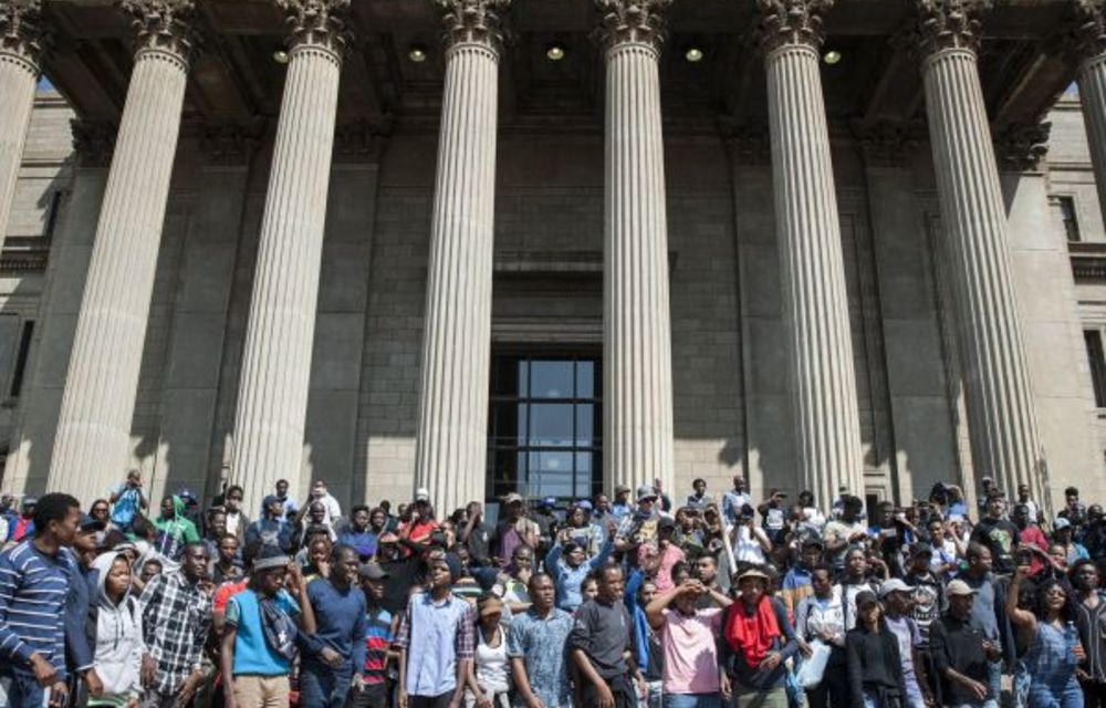 #The FeesMustFall protests showed that South Africa’s youth are not as apathetic as many believe and were an alternative to political structures from which young people feel excluded.