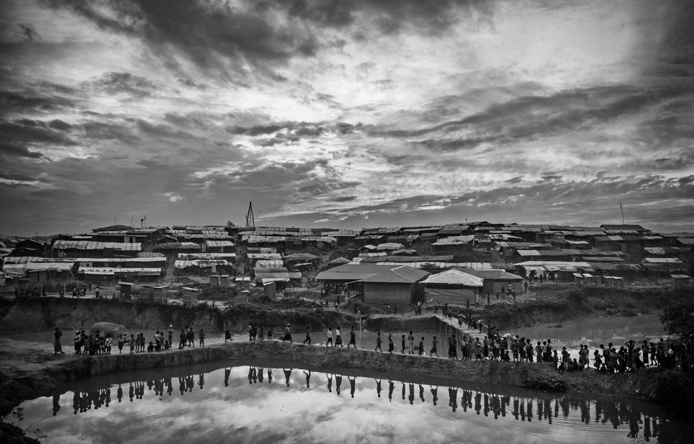 Displaced: More than 700 000 Rohingya refugees have flooded into Bangladesh