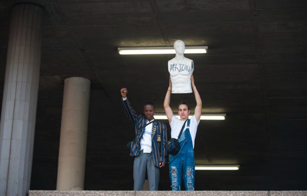 Not in our name: Participants at the march in xenophobia in Johannesburg on Thursday.