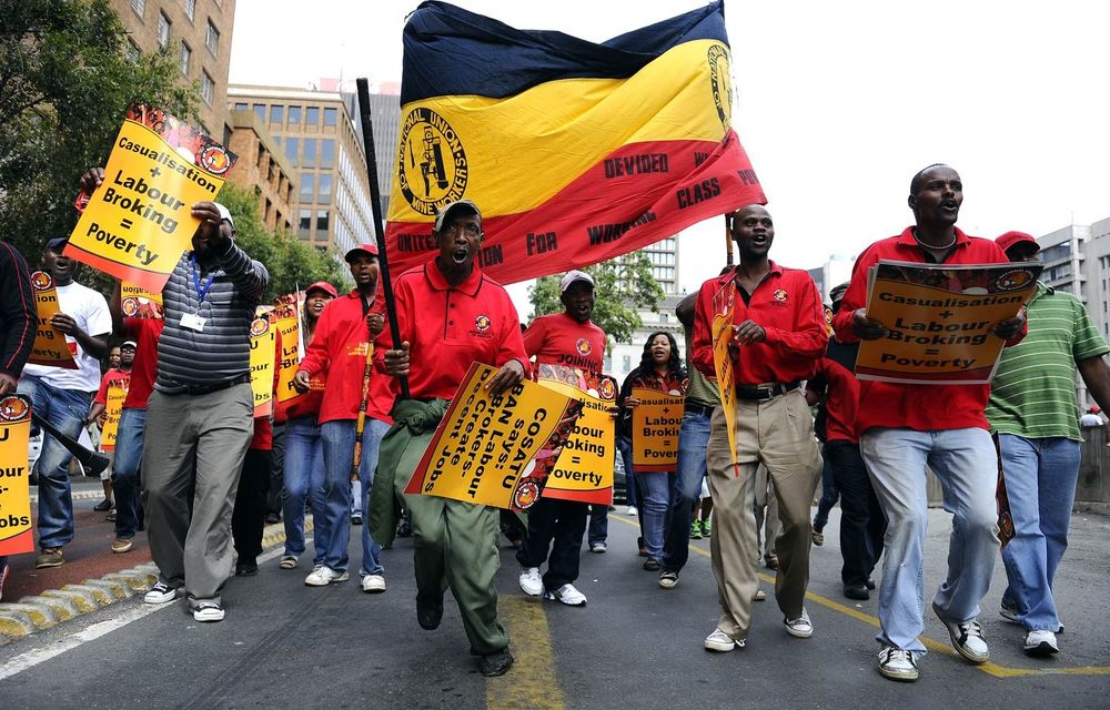 While Cosatu has dropped its call for a ban on labour brokers