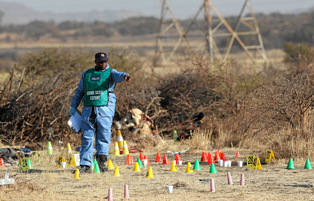 The police’s official version of the Marikana mine shooting is that they were under attack and the deaths were inevitable.