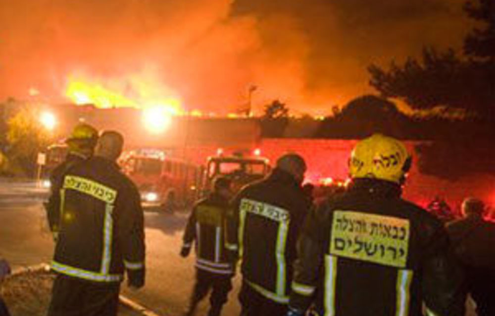 International Crews Help Israel Fight Forest Fire