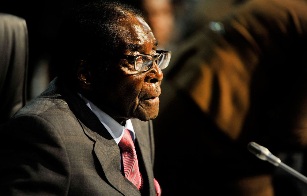 Zimbabwe President Robert Mugabe.