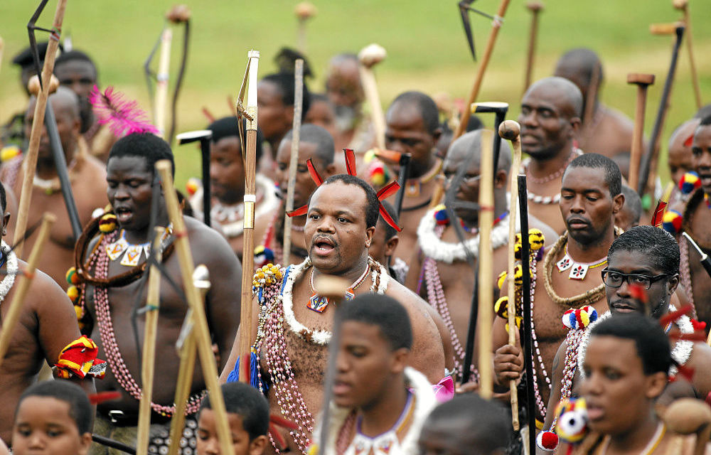 Right royal shambles: A new film about Swaziland seems seems to suggest that King Mswati III's regime is atrophying of its own record.