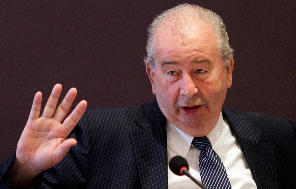 Former Argentinean Football Association President Julio Grondona.