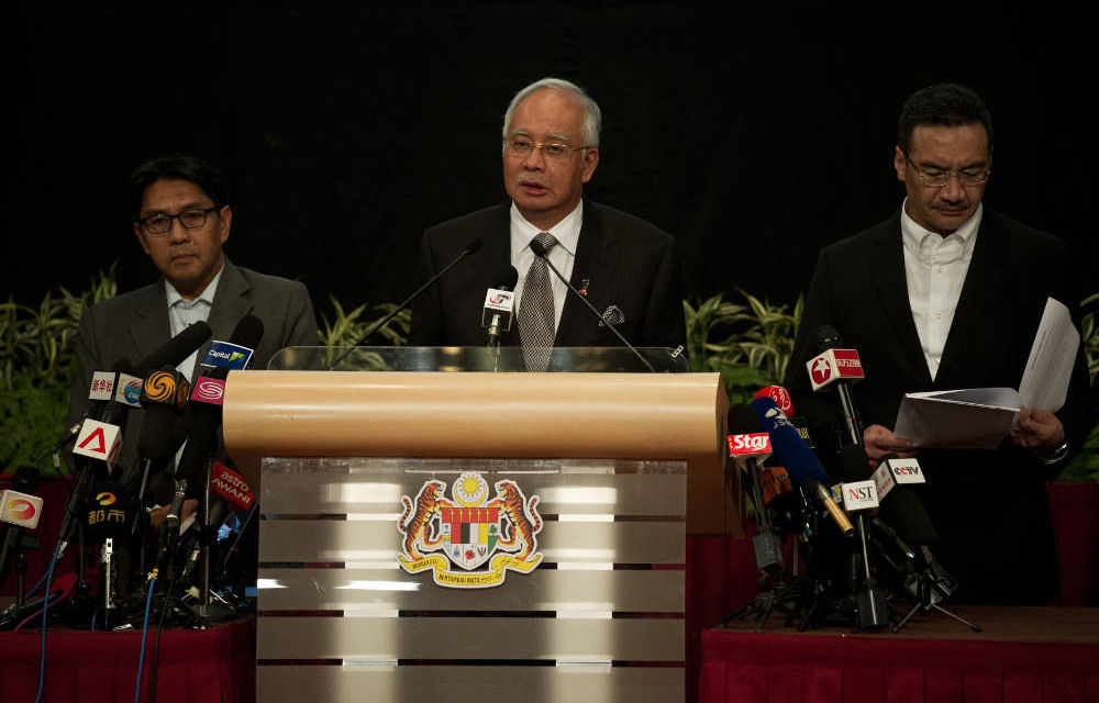 Malaysia says missing plane crashed in Indian Ocean