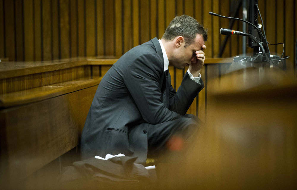 A former girlfriend of Oscar Pistorius has told the court he was obsessed with firearms.