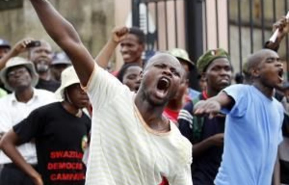 Protests in Swaziland amid govt crackdown