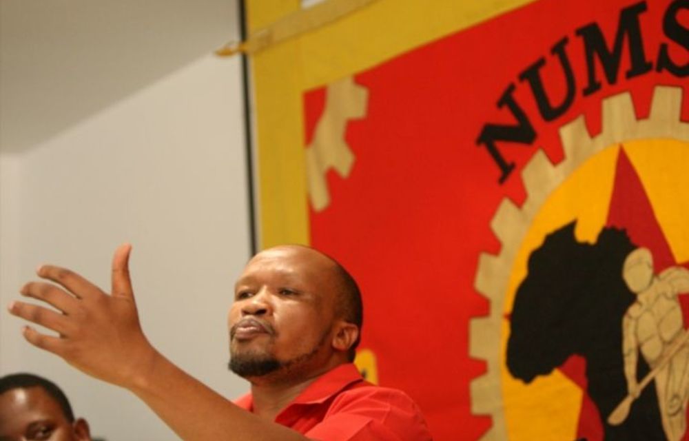 Numsa's general secretary Irvin Jim blamed strike action in Marikana on capitalist imperialist ownership.