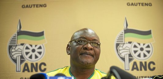 New Gauteng premier David Makhura.