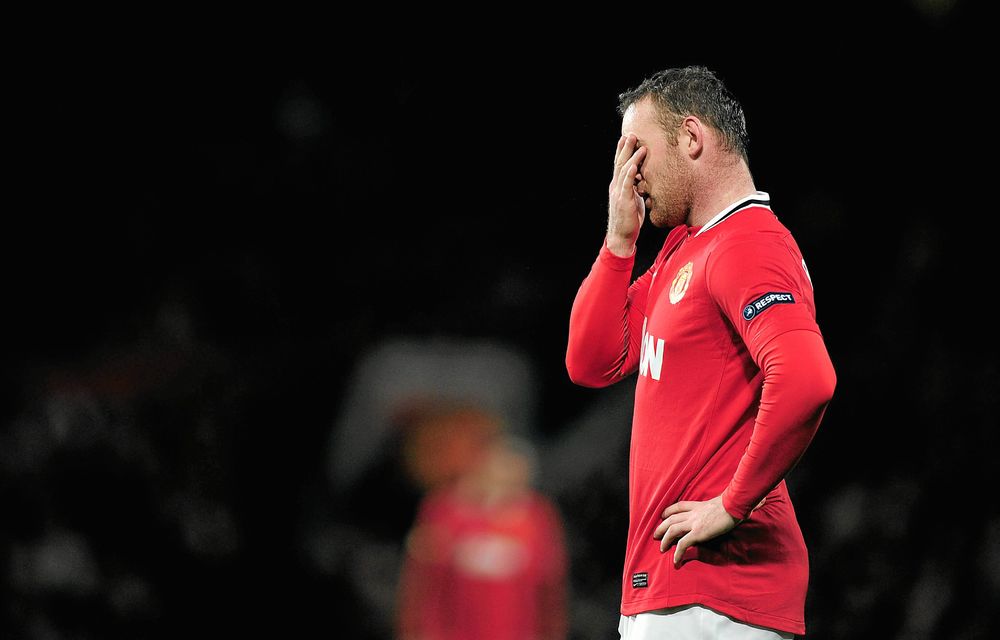 Wayne Rooney sufferd a nasty head gash in an accidental training ground collision with Phil Jones.