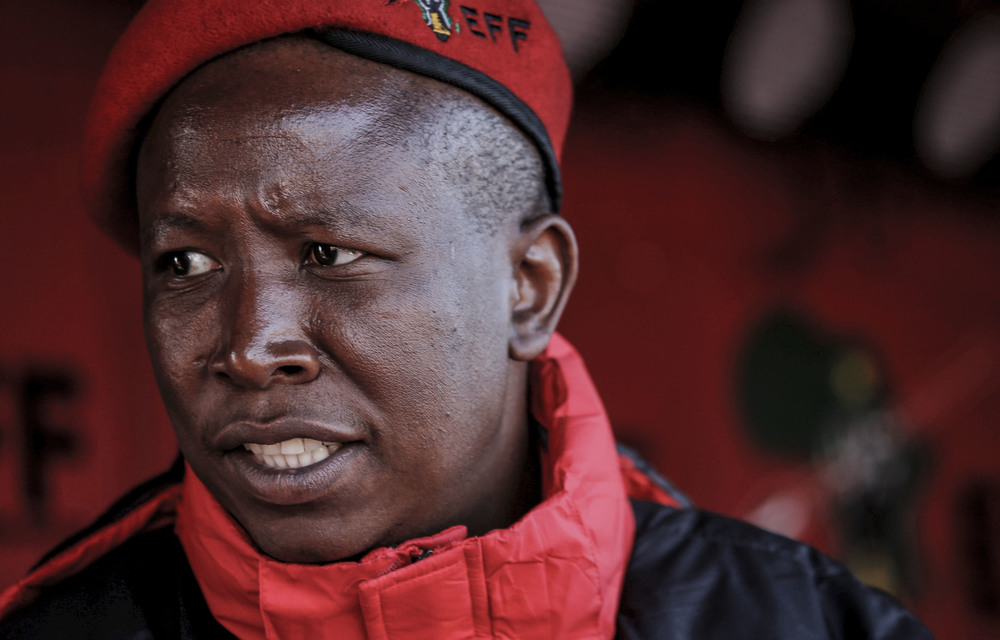 Stricter controls: Economic Freedom Fighters leader Julius Malema is celebrating the EFF’s anniversary in the Eastern Cape