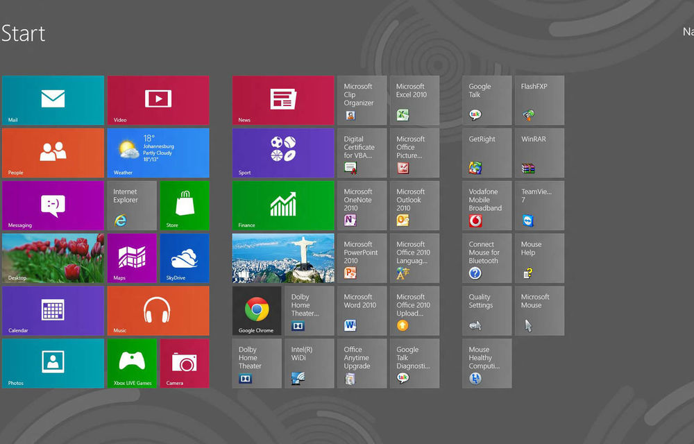 Getting in touch with Windows 8