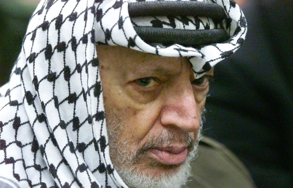 Palestine's former leader Yasser Arafat.