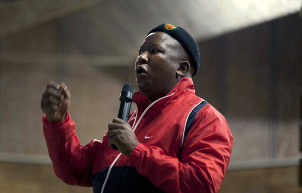 Expelled ANC Youth League leader Julius Malema.