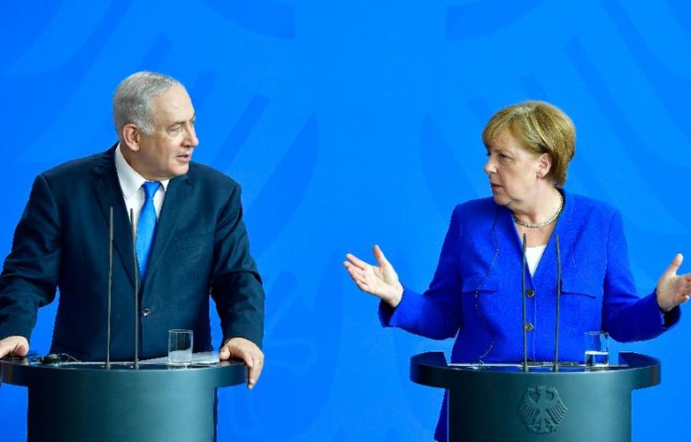 Merkel, Netanyahu seek to brush past differences for Israel talks