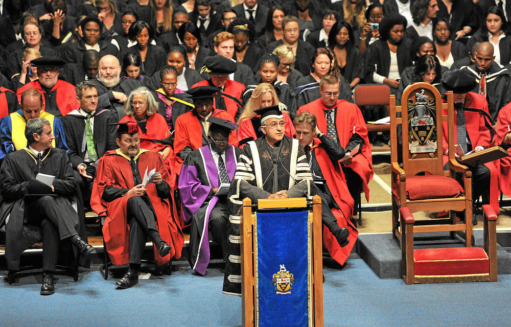 Nurturing academic talent: A Rhodes University graduation ceremony.