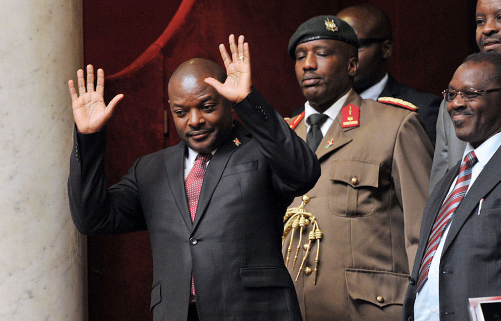 Burundi president sworn in for third term