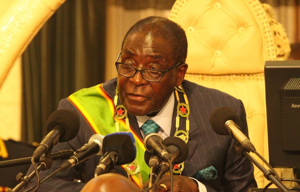 President Robert Mugabe opens Parliament in a file photograph from September 6 2011 in Harare