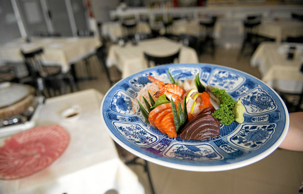 A selection of sashimi at Jo'burg's Yamato restaurant.