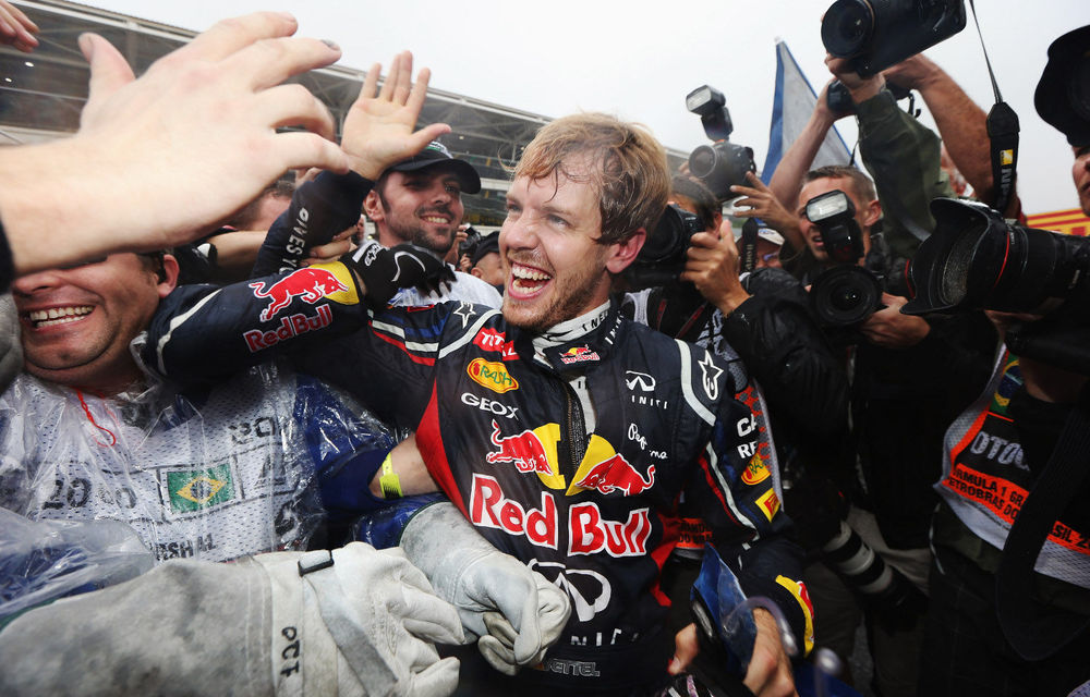 Sebastian Vettel has joined the league of legends in Formula One's hall of fame after becoming the sport's youngest triple world champion.